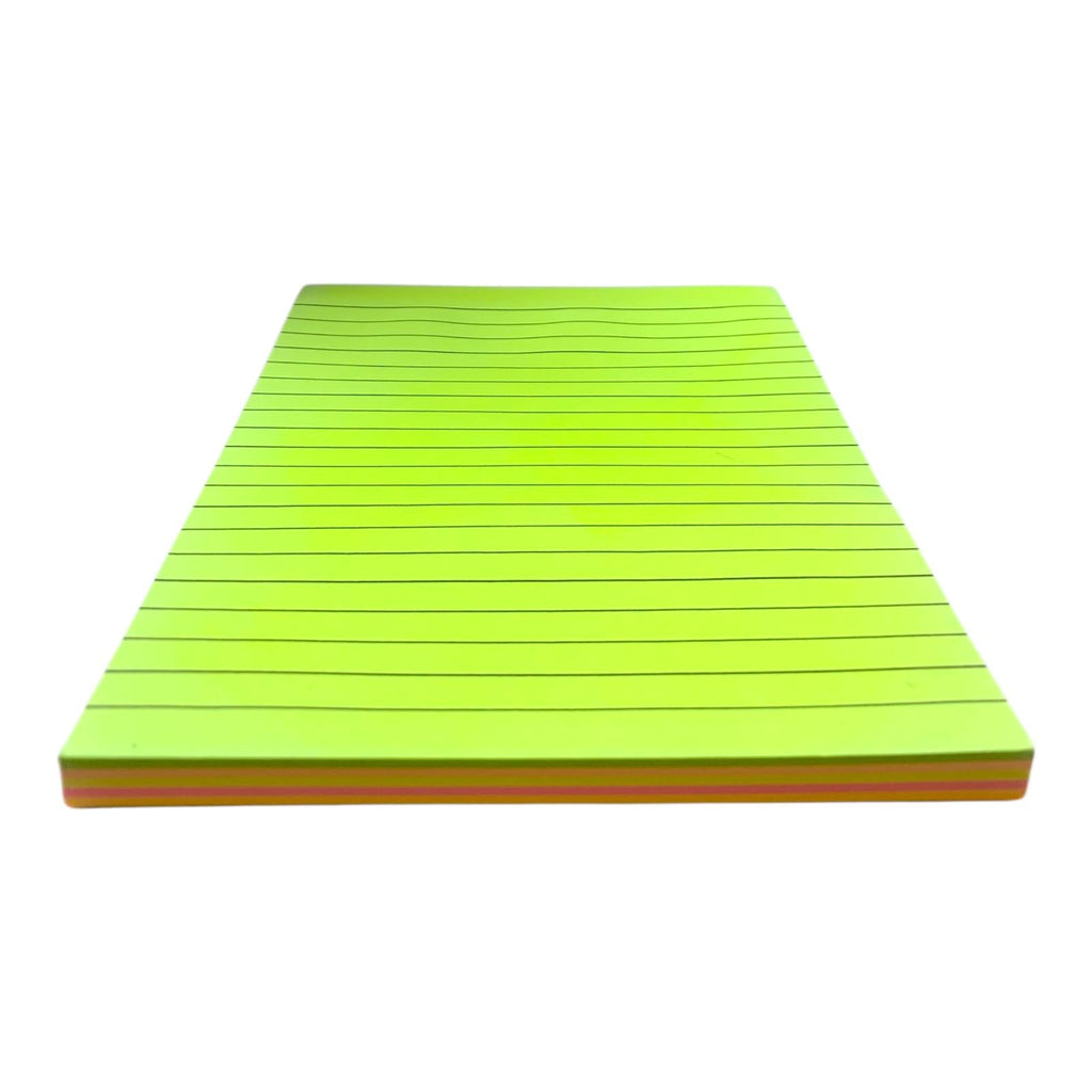 A&T Lined Super Sticky Notes 6x8 || ورق ملاحظات لاصق سوبر مسطر من A&T مقاس 6×8