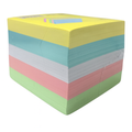 A&T Pastel Notes 750 Pages 85mm || ورق ملاحظات مربع اي اند تي 750 ورقة باستيل 85 مم