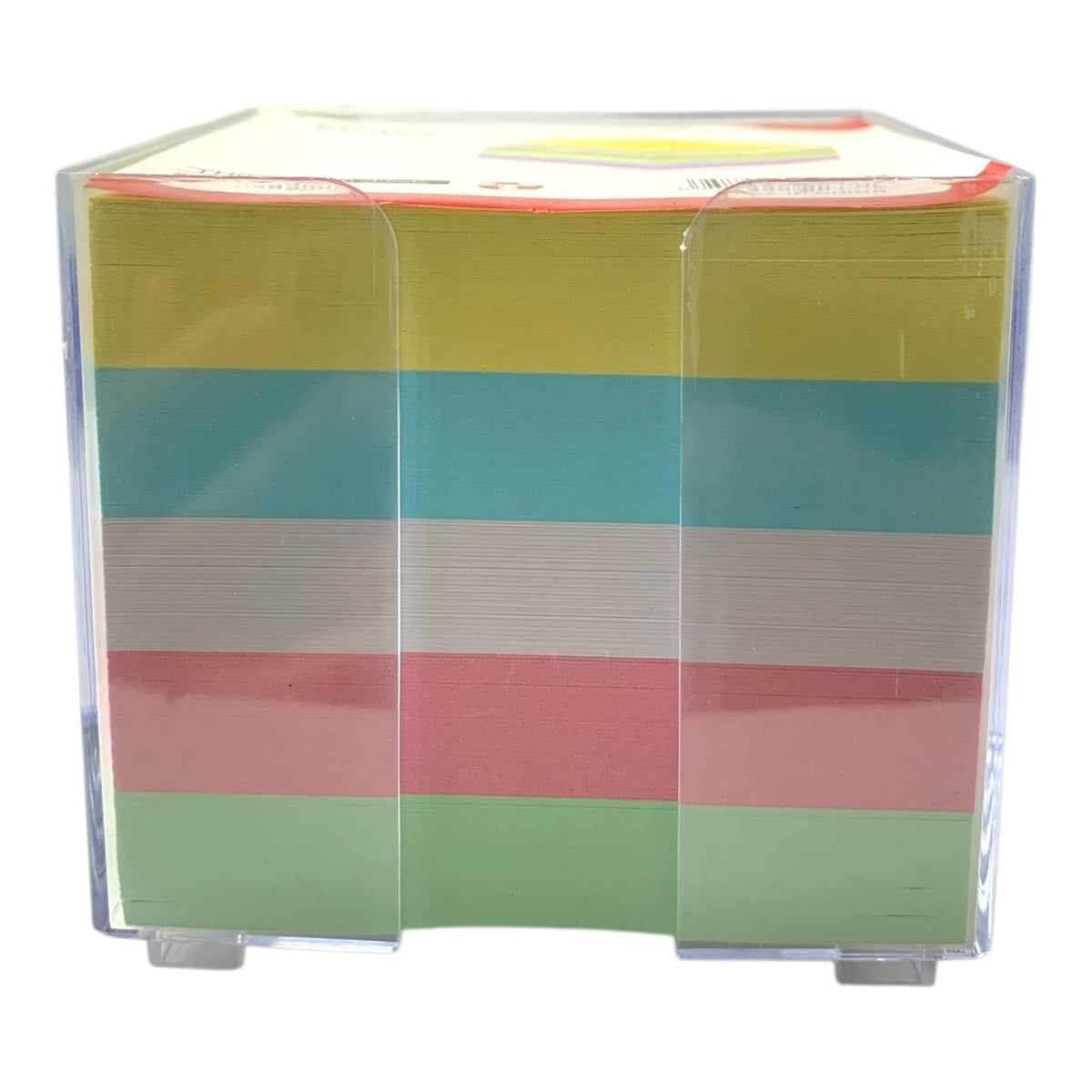A&T Pastel Notes 750 Pages 85mm with Case || ورق ملاحظات مربع اي اند تي 750 ورقة باستيل 85 مم مع قاعدة