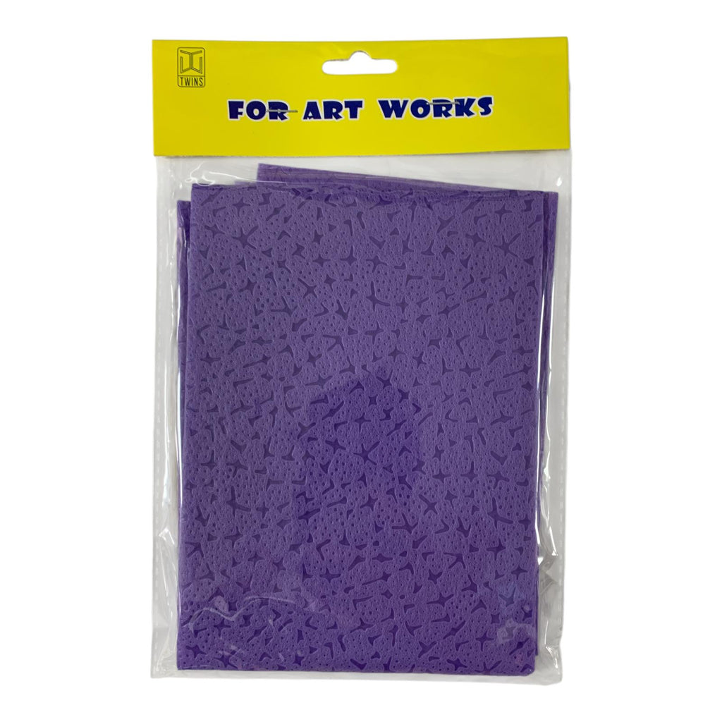 Decorative Textured Craft Sheet Purple Color || ورق كرافت مزخرف ملمس بارز لون بنفسجي