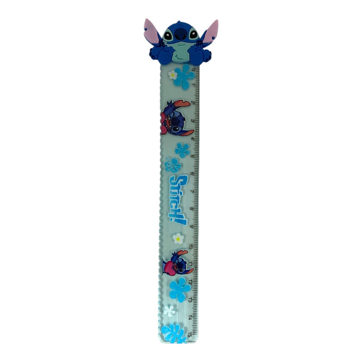 Blue Stitch Ruler 15 cm || مسطرة ستيتش 15سم لون ازرق