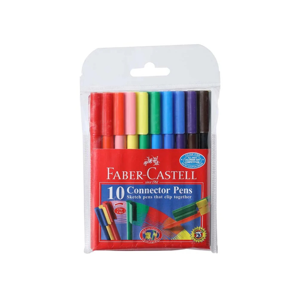 Faber Castell connector markers 10 Colors