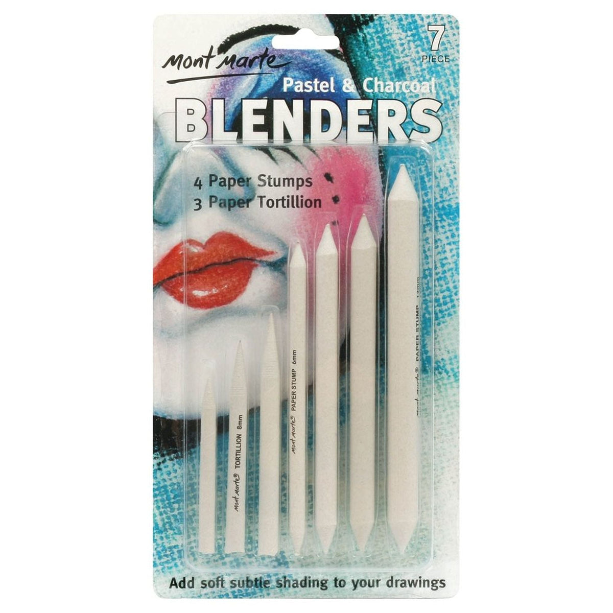 Mont Marte Pastel & Charcoal Blenders || مدعكة للفحم والباستيل من مونت مارت