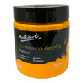 لون أصفر، ألوان أكريليك دايمشن من مونت مارت، 250 مل || Yellow Deep Mont Marte Dimension Acrylic Color 250 ml