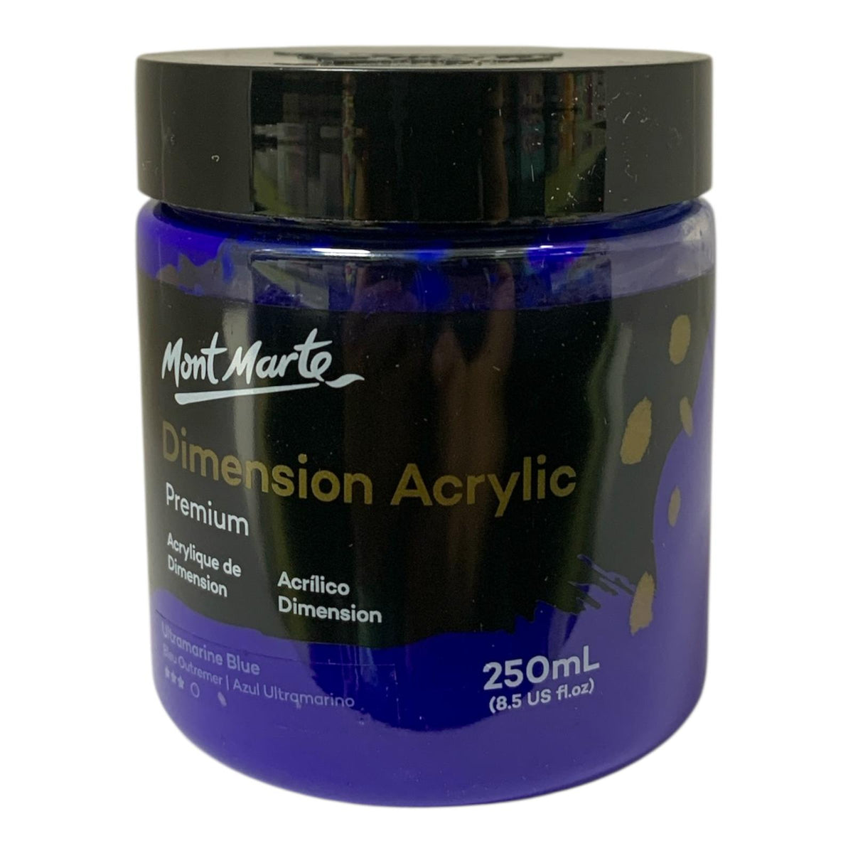 لون أكريليك دايمنشن من مونت مارت، أزرق ثالو، 250 مل || Mont Marte Dimension Pthalo Blue Acrylic Color 250 ml
