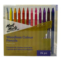 Mont Marte Woodless Color Pencils 24 Colors || اقلام رصاص ملونة مونت مارت ٢٤ لون