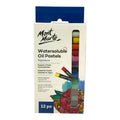 ألوان باستيل زيتية قابلة للذوبان في الماء من مونت مارت، 12 لوناً || Mont Marte Watersoluble Oil Pastels 12 Colors