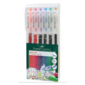 Faber Castell 6 Fast Gel Pen Set