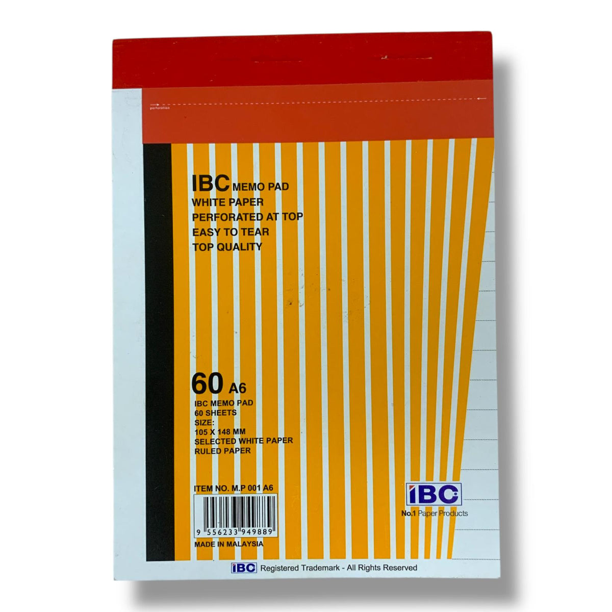 IBC Memo Note Pad A6 Size 60 Pages || نوت اي بي سي حجم اي ٦ عدد ٦٠ ورقة