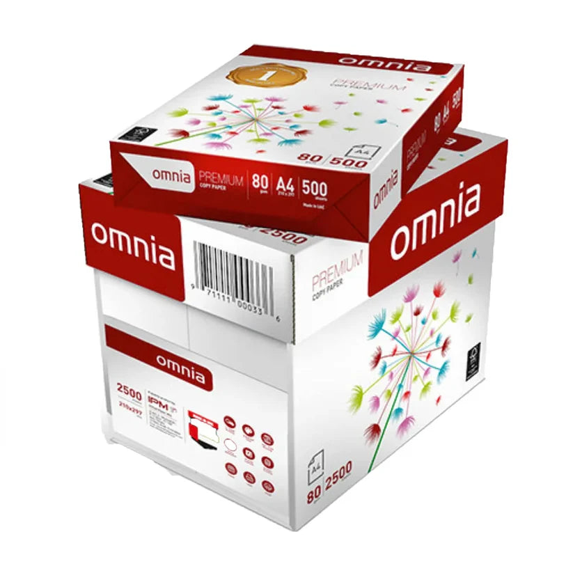 Omniya A4 Paper Carton 5 Packs