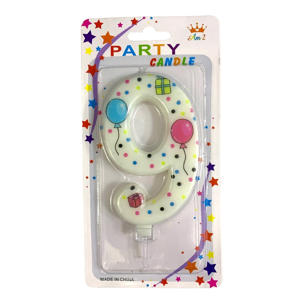 Birthday Candles Colored from 0-9 || شموع اعياد ميلاد ملون من ٠-٩