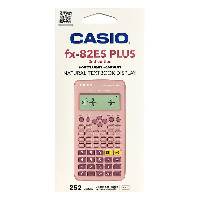 Casio Calculator 82 ES Plus Pink Color