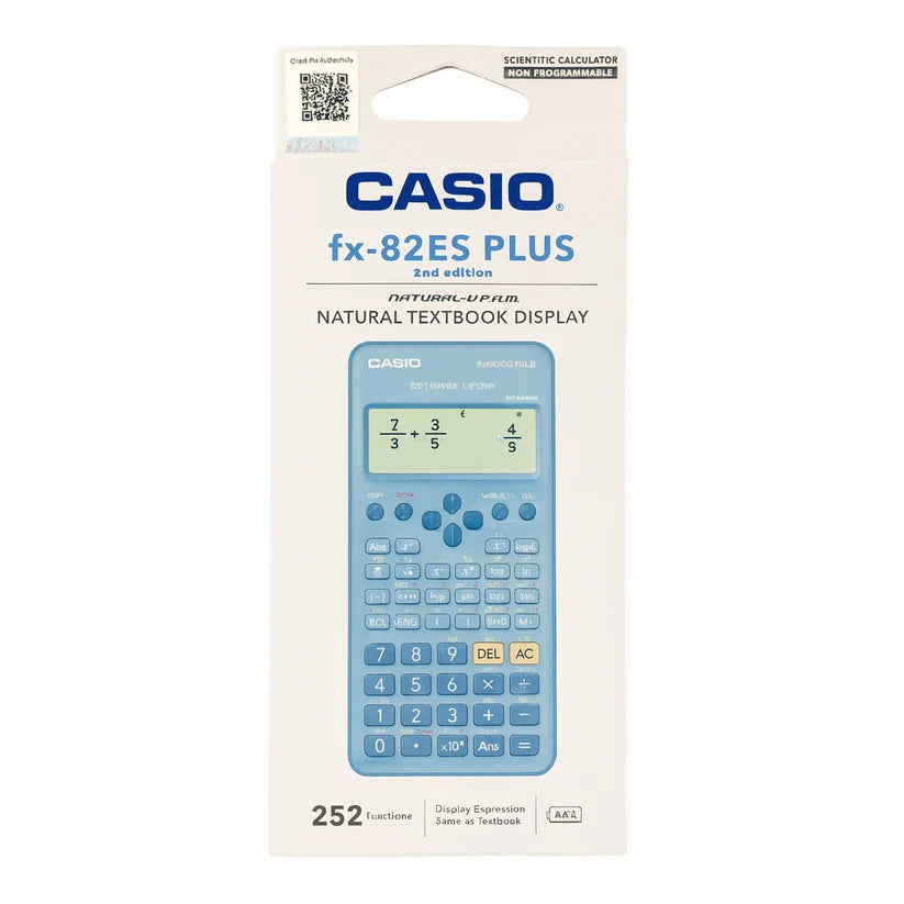 Casio Calculator 82 ES Plus Blue Color