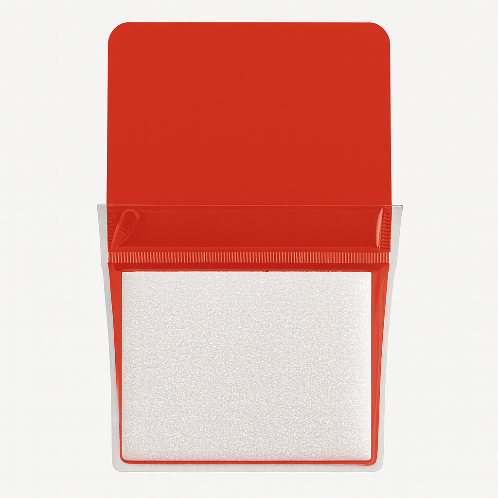Whiteboard File with Magnet Red Color Size XL 24 x 30 cm || XL ملف جيب بلاستيك مع مغناطيس للسبورة لون أحمر  مقاس 24*30 سم