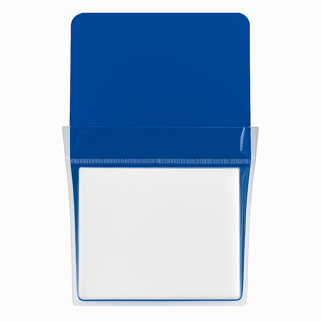 Whiteboard File with Magnet Blue Color Size XL 24 x 30 cm || ملف مغناطيسي للسبورة مقاس XL 24*30 سم لون أزرق