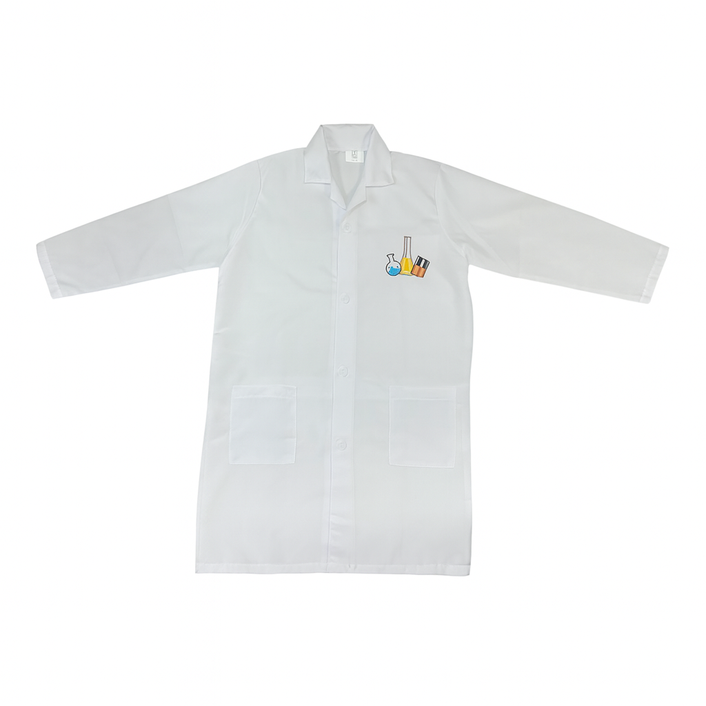 معطف مختبر بشعار || Lab Coat With Logo