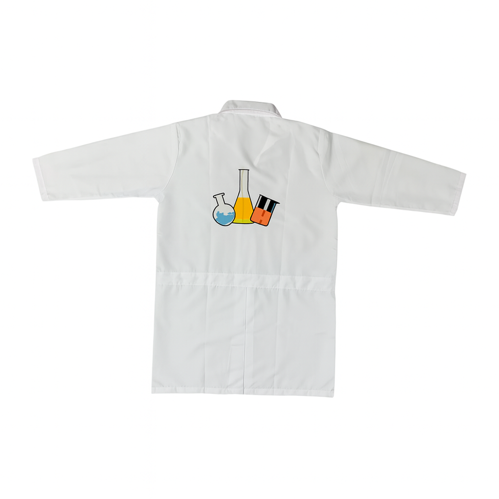 معطف مختبر بشعار || Lab Coat With Logo