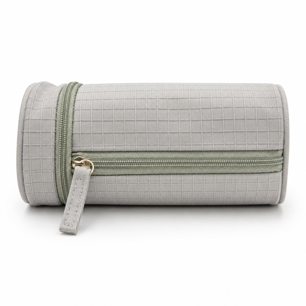 A&T Cylinder Pencil Pouch 2 Zipper #1 || مقلمة اسطوانية 2 سحاب #1