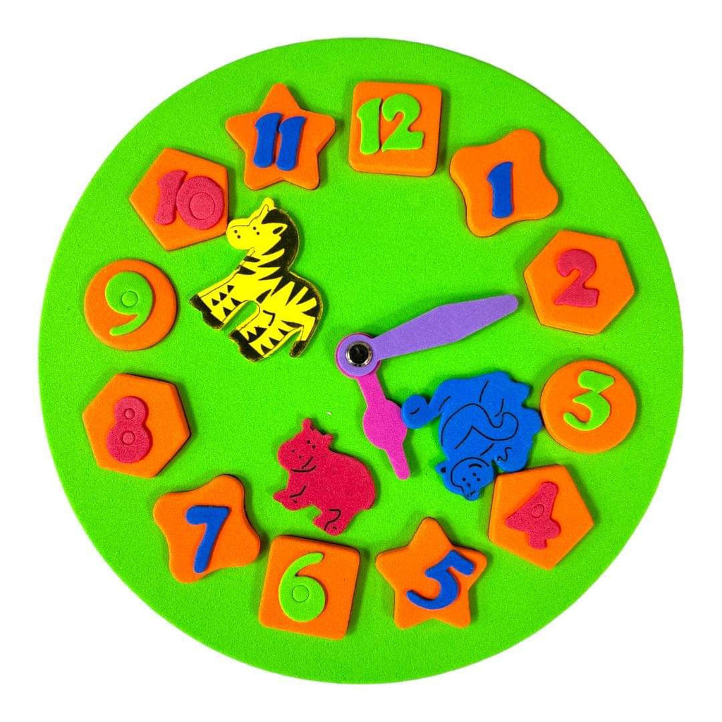 Foam Clock Children Toys || لعبة اطفال ساعة فوم تعليمية