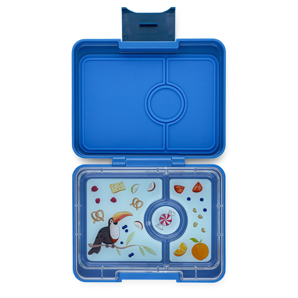 Yumbox Snack Lunch Box - True Blue || علبة غداء يامبوكس سناك - أزرق حقيقي