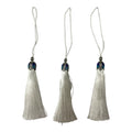 Silk Tassels with Decorative Caps 3-Pack for Art and Crafts #9 || شراشيب حريرية برؤوس مزخرفة، 3 قطع للأعمال الفنية والحرف اليدوية #9