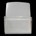 Whiteboard File with Magnet White Color Size L 16 x 20  cm || L ملف جيب بلاستيك مع مغناطيس للسبورة لون ابيض مقاس 20*16 سم