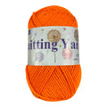 Orange Wool Knitting Yarn DIY Crochet