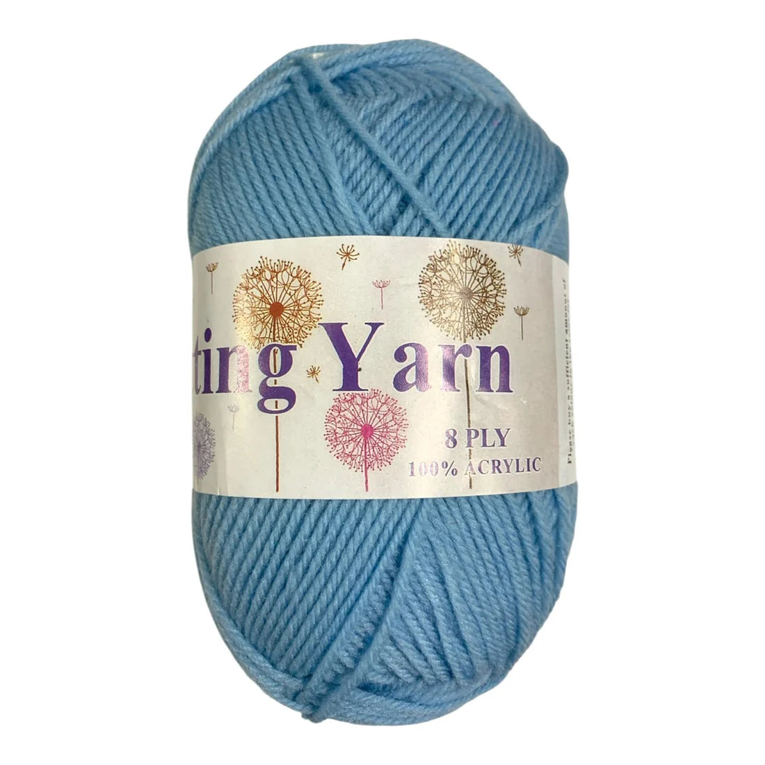 Sky Blue Wool Knitting Yarn DIY Crochet