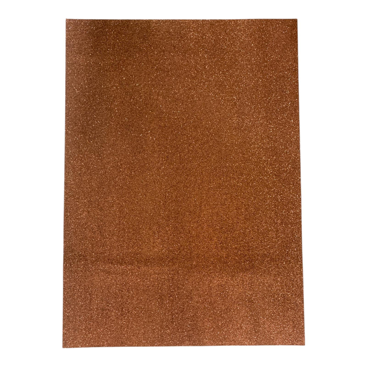 A&T Foam Sticker Glitter Sheets 50 x 70 cm Copper || أوراق فوم لاصقة بلمعة (جلتر) من A&T، مقاس 50 × 70 سم، لون نحاسي