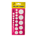 A&T Drawing Ruler Stencil 27 Circle Pink Color || مسطرة رسم ستنسل من A&T بـ 27 دائرة، لون وردي