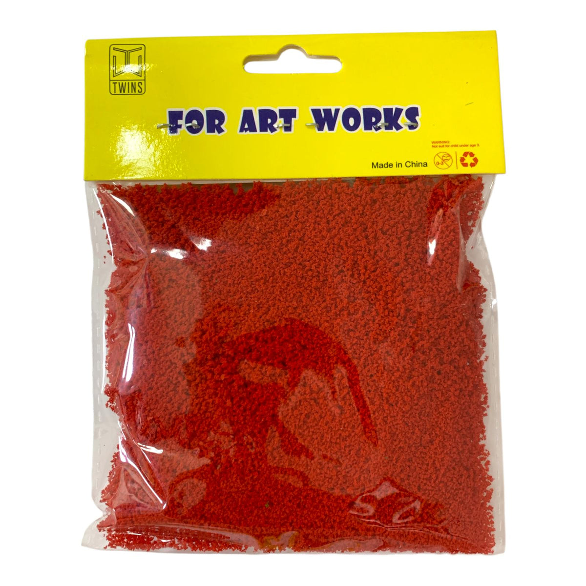 A&T DIY Colored Grass Red Color || مجموعة عشب ملون للأشغال اليدوية من A&T، لون أحمر
