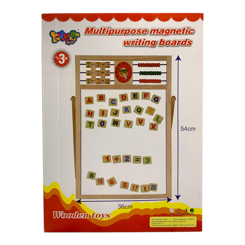 Multipurpose Magnetic Writing Board 54 x 36 cm || 54*36 لوحة مغناطيسية وايتبورد تعليمية تاسيس للاطفال