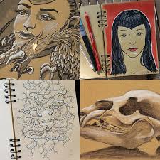 كراسة رسم ورق كرافت || Kraft Sketch Book
