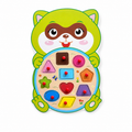 لوح بازل خشبي على شكل راكون || Wooden Raccoon Shape Puzzle Board
