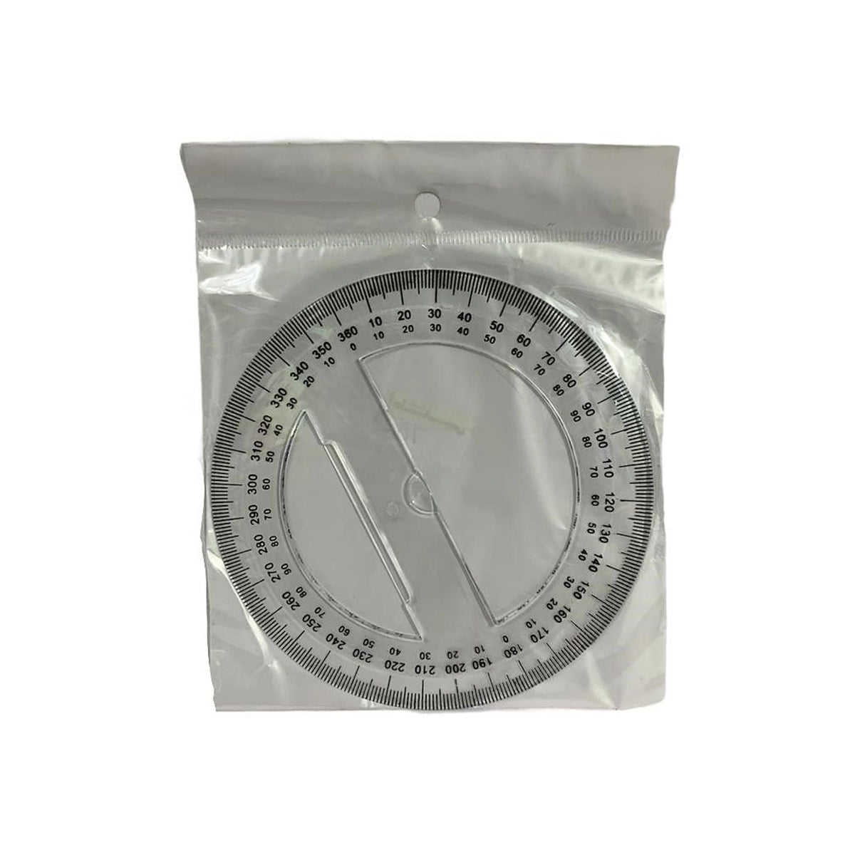 منقلة شفافة || Protractor Clear
