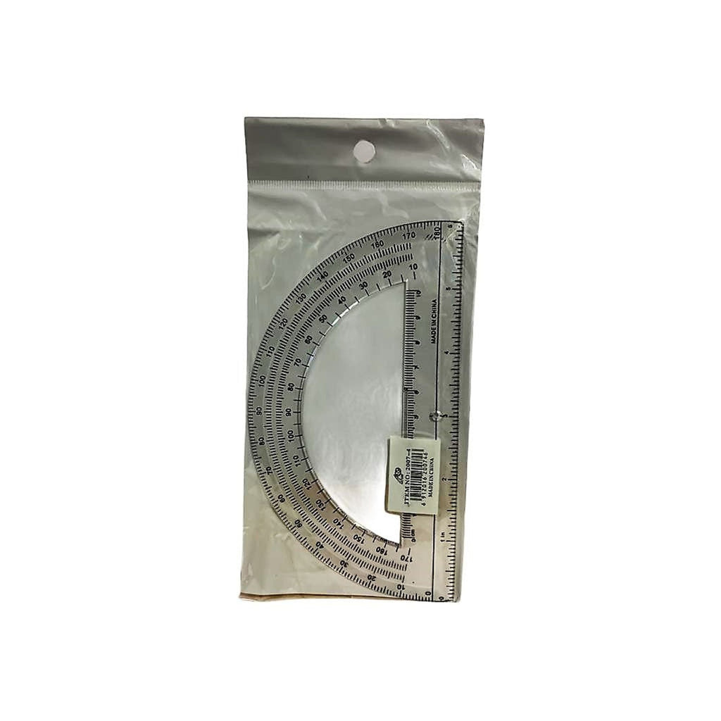 منقلة شفافة || Protractor Clear
