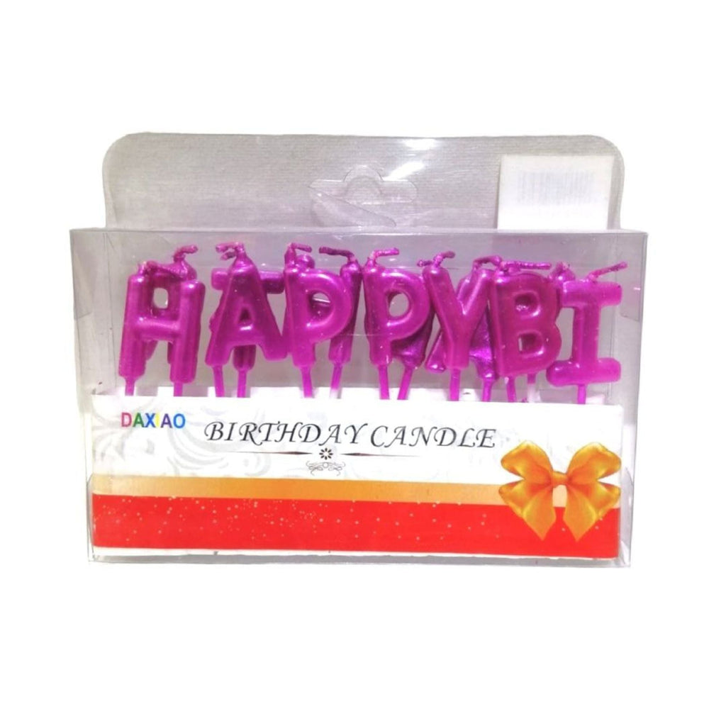 مجموعة شموع "عيد ميلاد سعيد" || Happy Birthday Candle Set