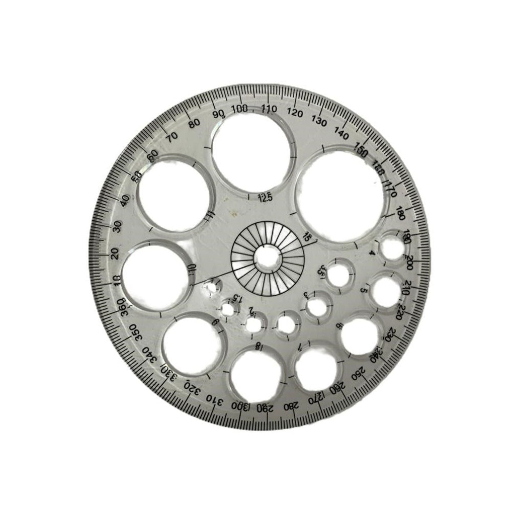 منقلة شفافة || Protractor Clear