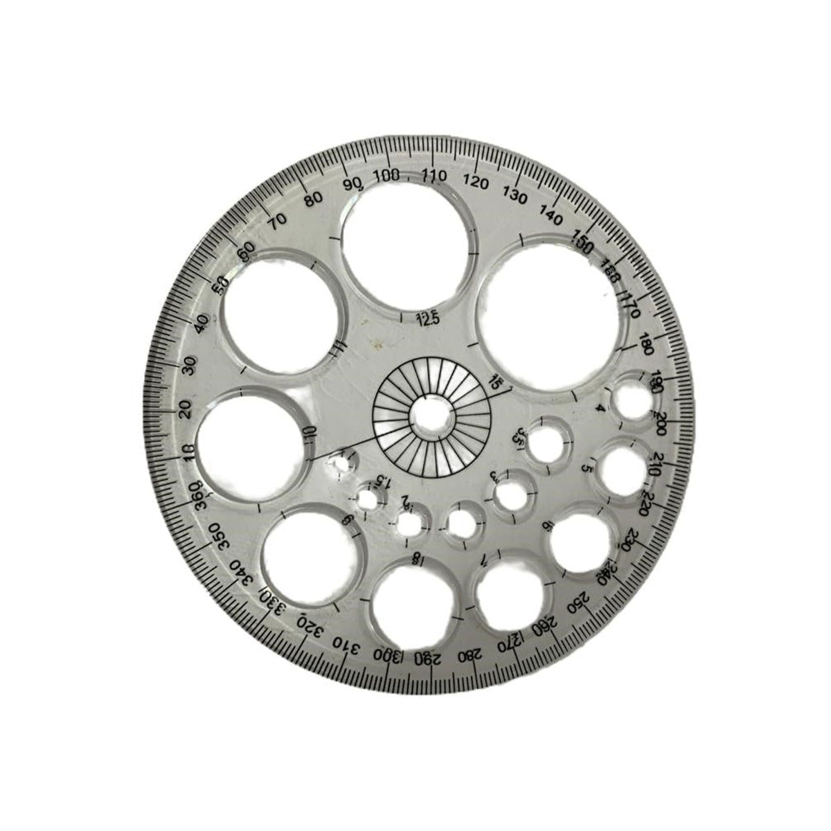 منقلة شفافة || Protractor Clear