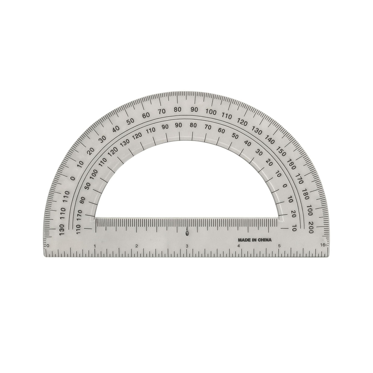 A&T Protractor 180 Degrees || منقلة A&T 180 درجة نصف دائرية