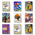 A&T Notebook Printed Boys Designs English 2 Lines 8x10 80 Pages || دفتر ولادي مطبوع اي اند تي انجليزي خطين 8*10 عدد 80 ورقة