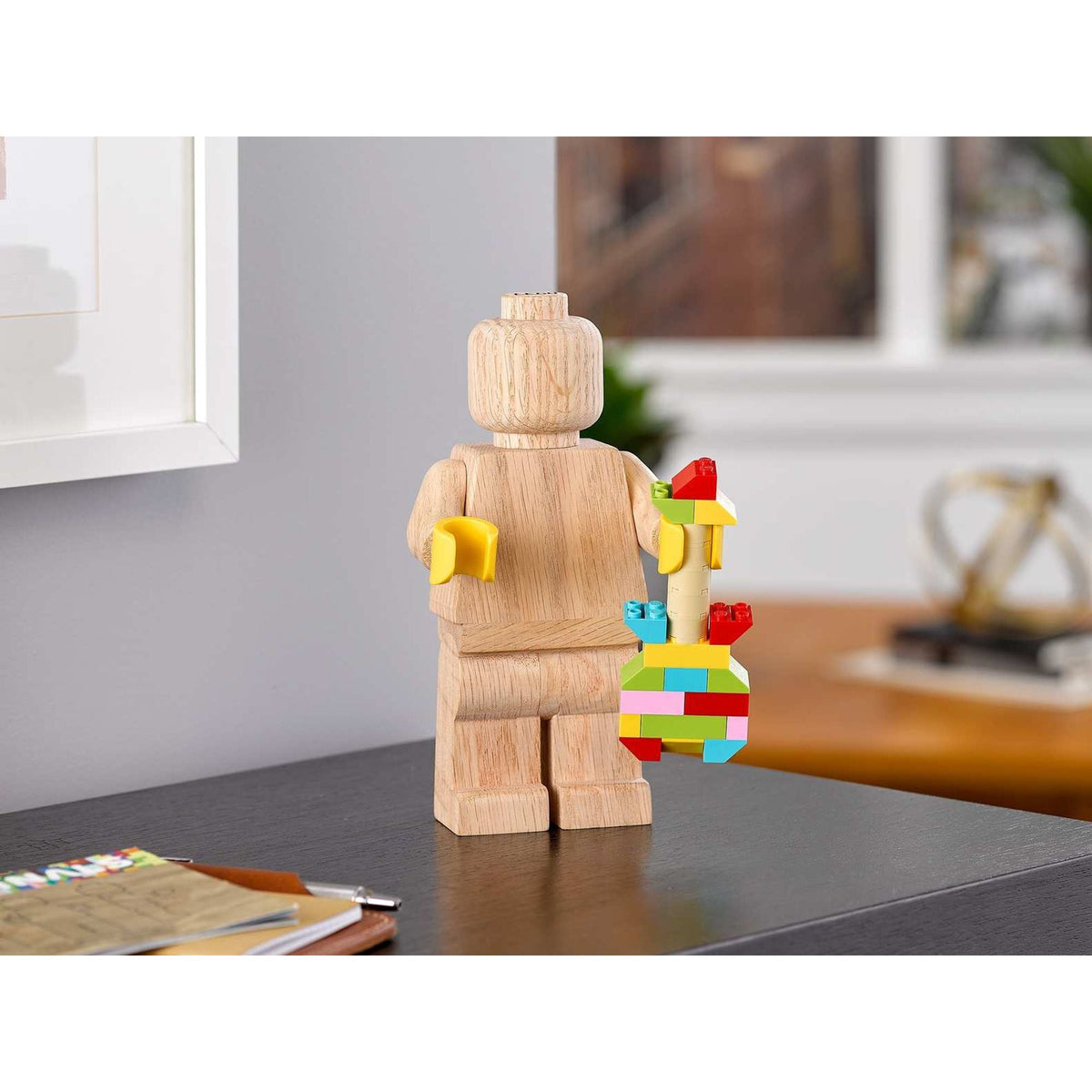 تمثال ليغو خشبي || Lego Wooden Figurine