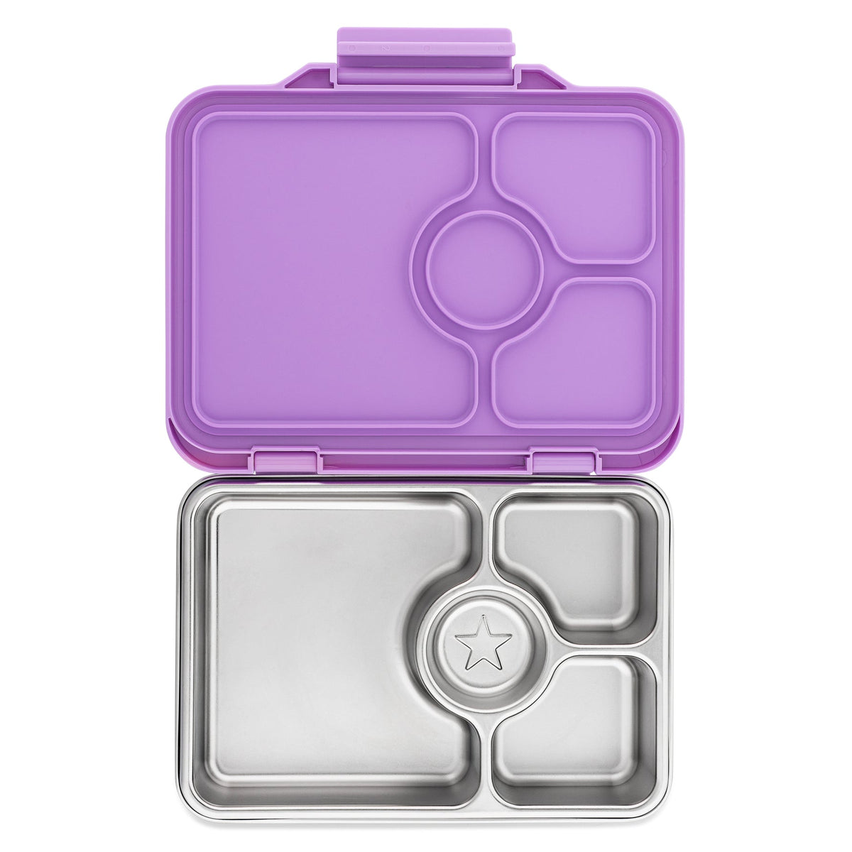 Yumbox Pret Stainless Steel Lunch Box - Lavender Purple || علبة غداء يامبوكس Pret ستانلس ستيل - لافندر بنفسجي