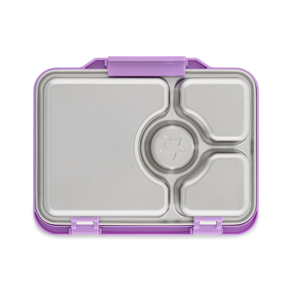 Yumbox Pret Stainless Steel Lunch Box - Lavender Purple || علبة غداء يامبوكس Pret ستانلس ستيل - لافندر بنفسجي