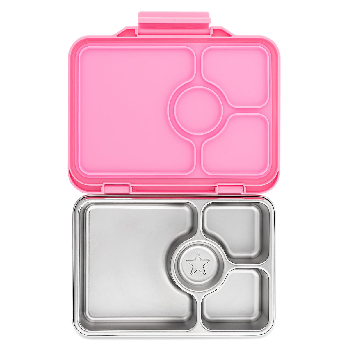 Yumbox Pret Stainless Steel Lunch Box - Versailles Pink || علبة غداء يامبوكس بريت من الستانلس ستيل - لون فيرساي الوردي